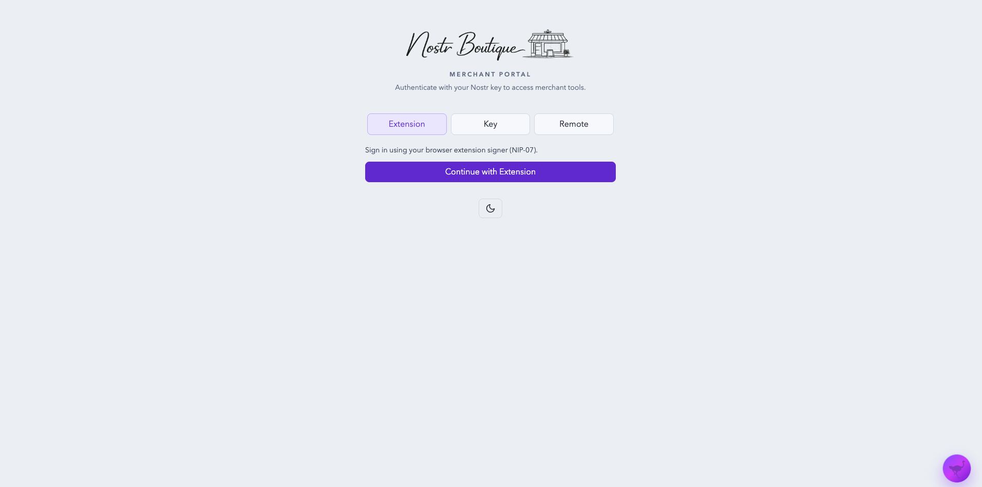 Merchant Portal Template preview