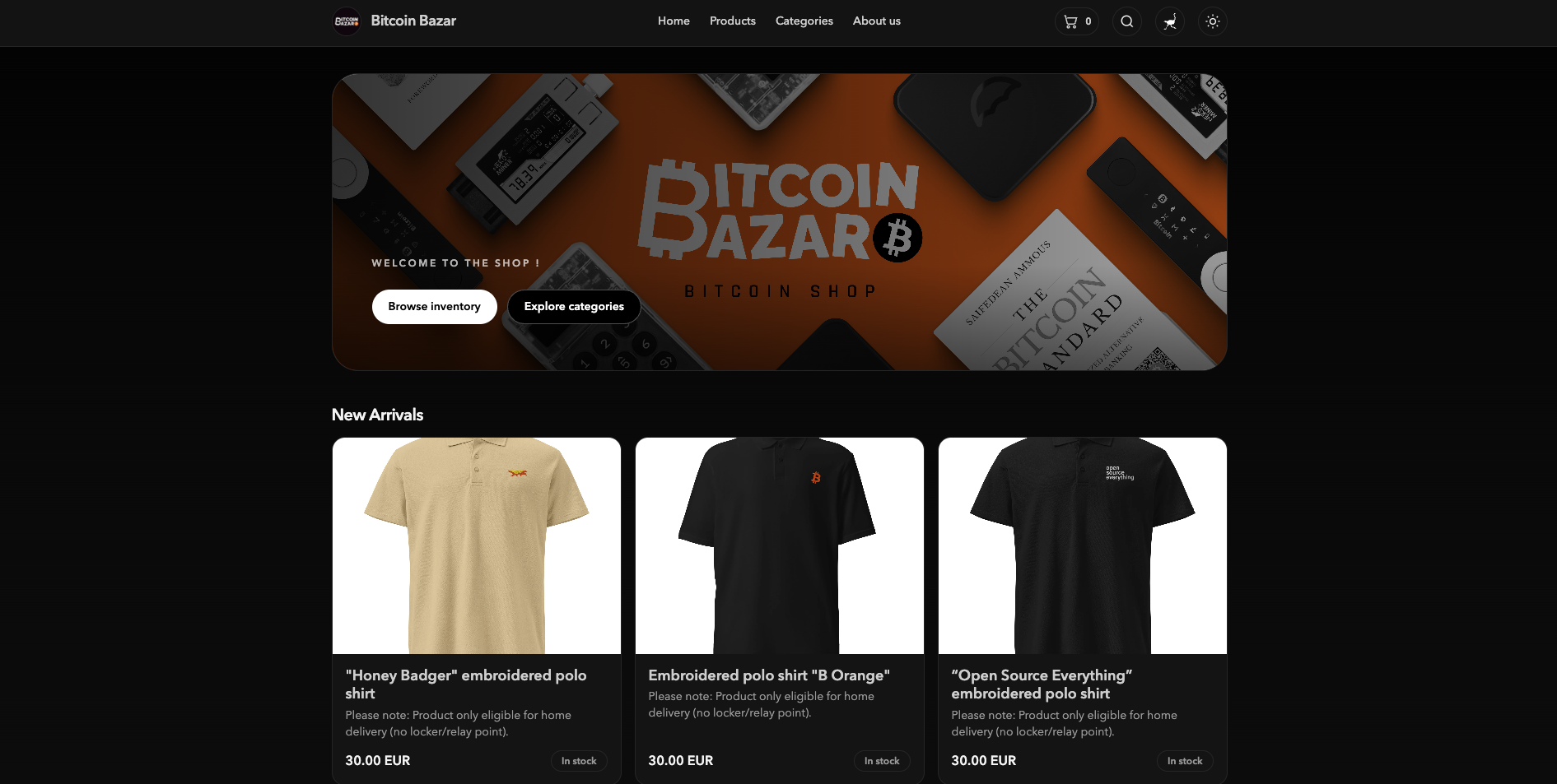 Bitcoin Template preview