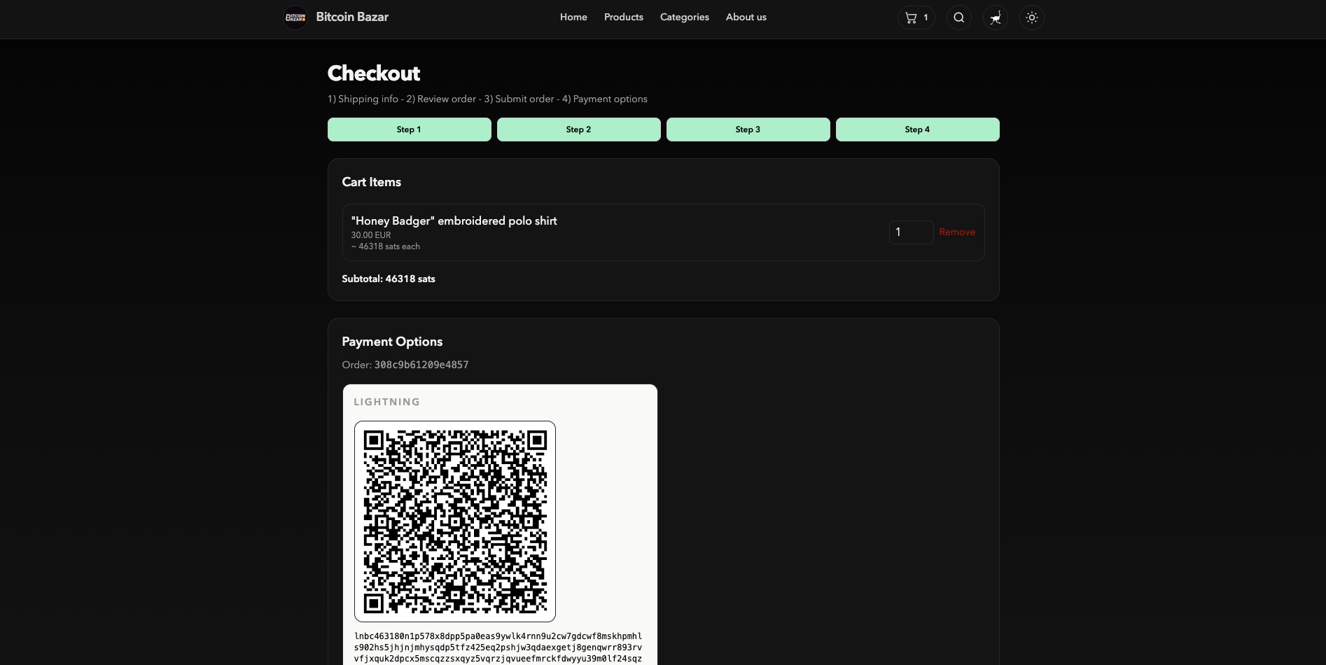 Bitcoin Template screenshot