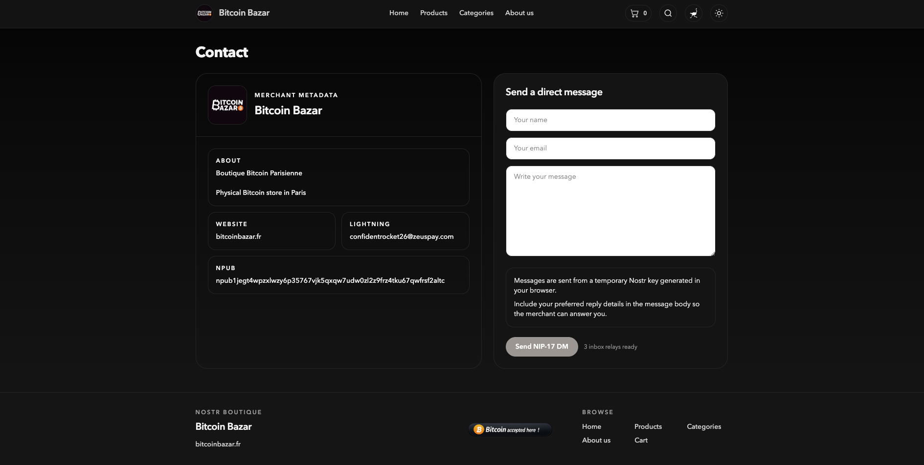 Bitcoin Template screenshot